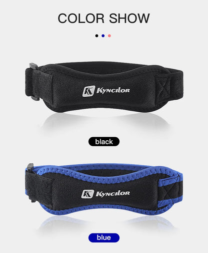 1PC Patella Kneecap Band Adjustable Silica Gel Knee Tendon Strap Protector Knee Pad Running Sports Cycling Gym Knee Support Beauty World Shop