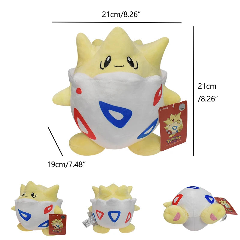 Kawaii Togepi Plush Toys Japan Anime Cartoon Plush Doll Soft Stuffed Togepi Doll Birthday Gift For Kids Girls Beauty World Shop