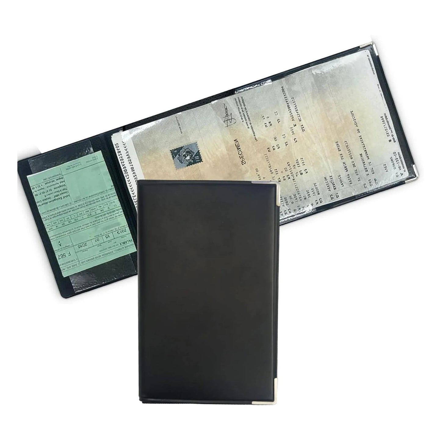 Transparent Plastic Document Sleeve Vehicle Registration And Insurance Card Holder for Car/Motorcycle Papers Beauty World Shop