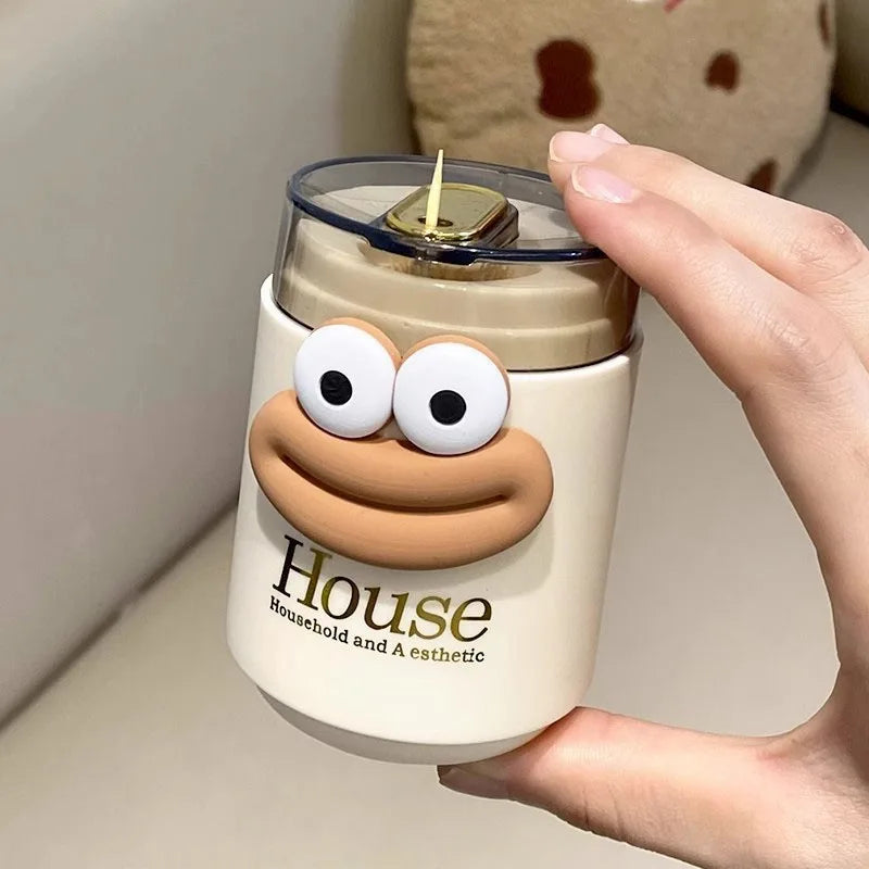 Creative Toothpick Storage Box Automatic Pop-up Toothpick Box Home Living Room Dining Room Push-type Toothpick Holder Beauty World Shop