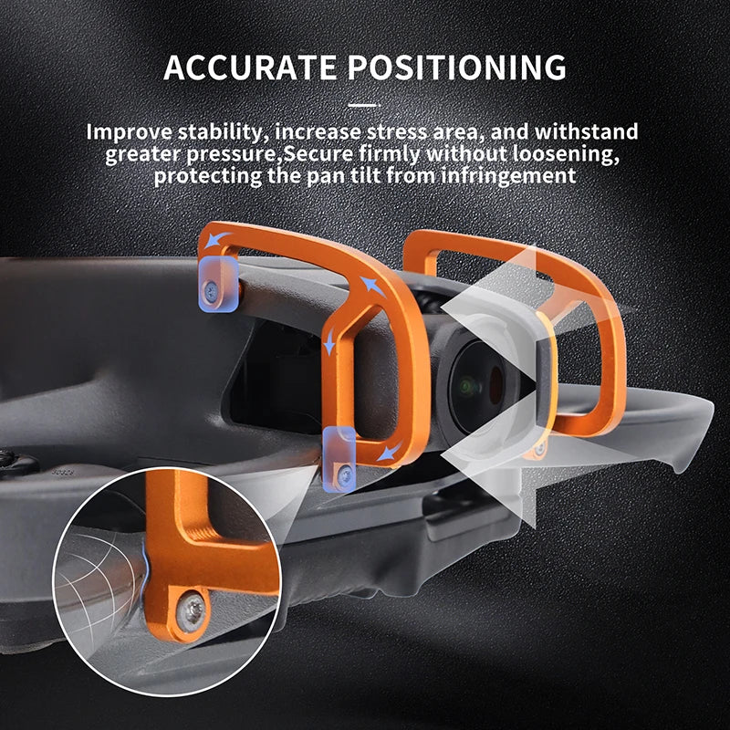 Gimbal Bumper For DJI Avata 2 Drone Anti-Collision Aluminum Alloy Protective Bar Camera Lens Protector Bumper Accessories