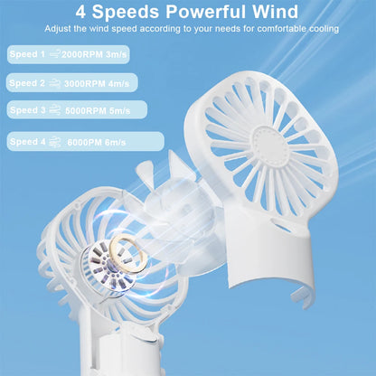 Portable Humidifier Fan Mini Handheld Mist Fan Portable USB Rechargeable Handheld Fan with Humidifier Mini Water Spray Hand Fan Beauty World Shop