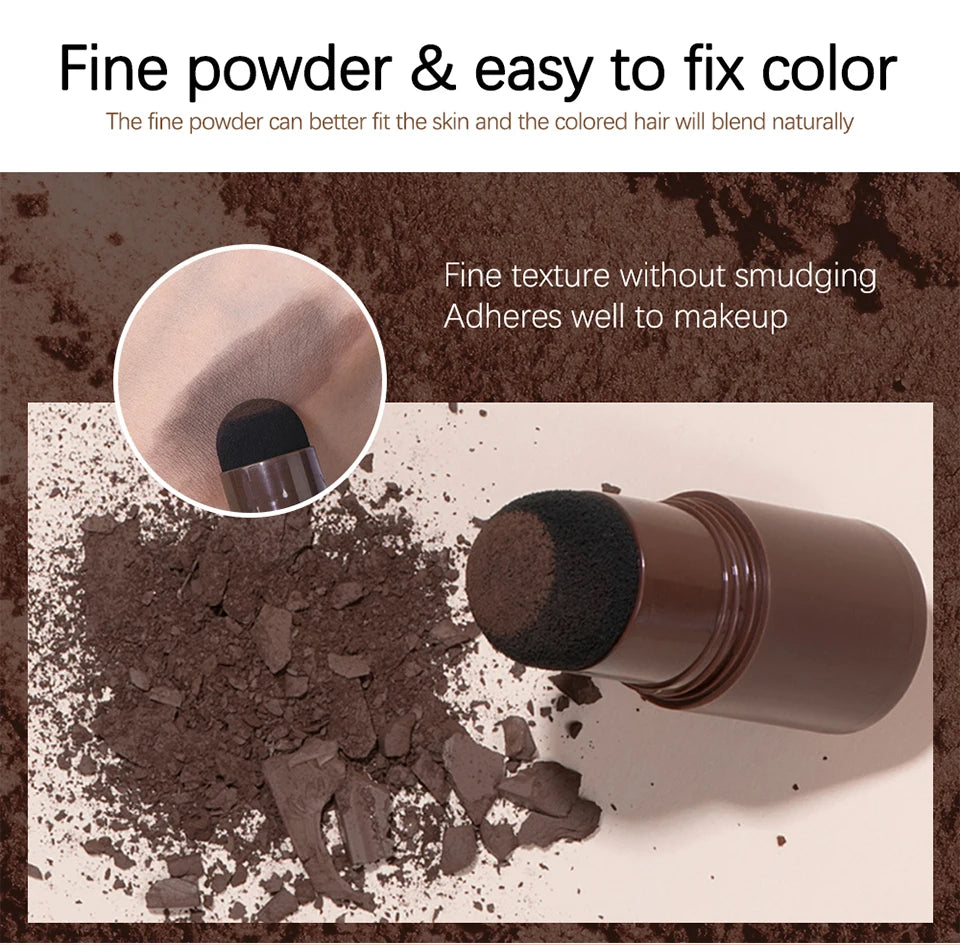 Waterproof Hairline & Root Concealer Pen – Instant Grey Coverage with Easy Blend Powder Stick for Normal Hair Beauty World Shop