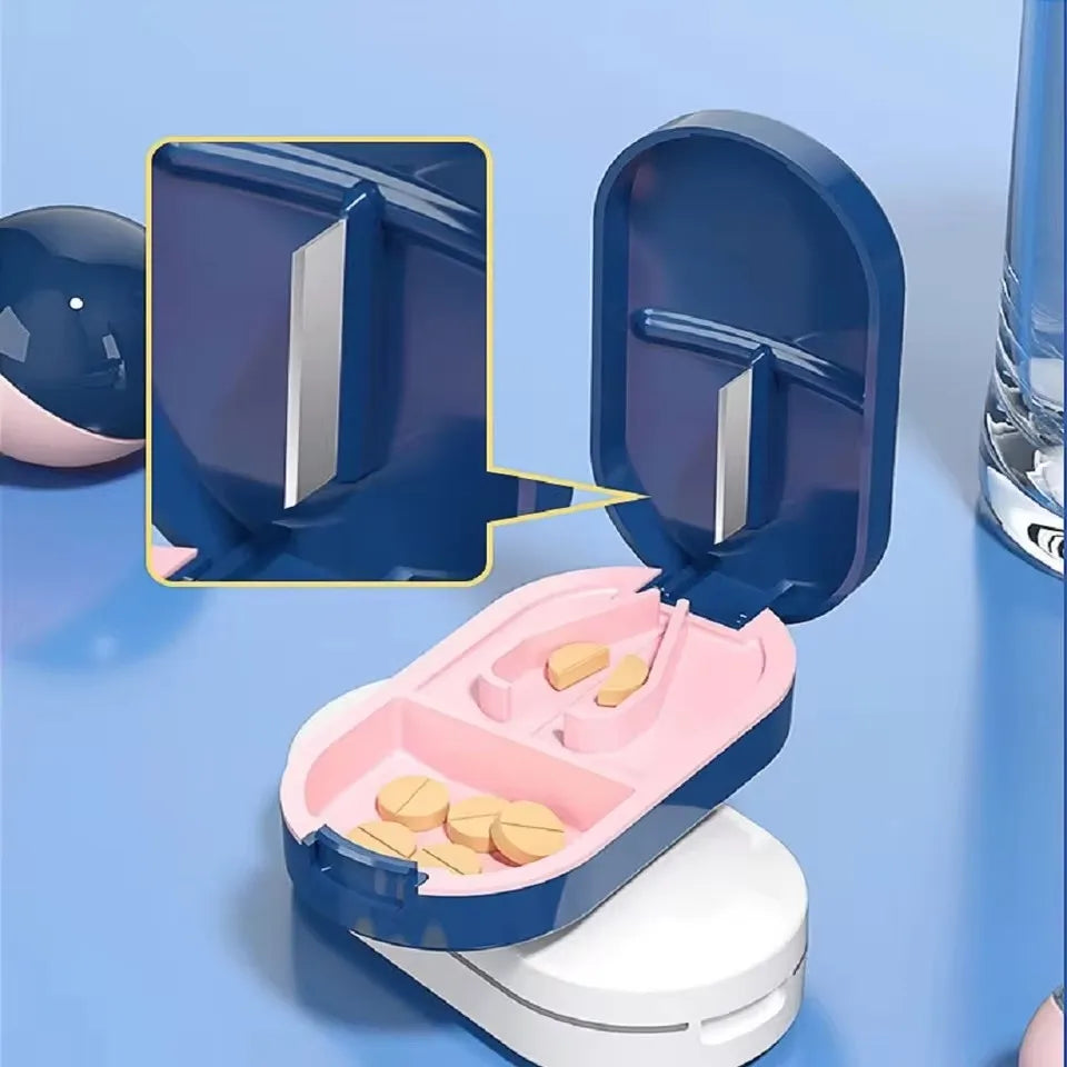 10 Compartments Travel Pill Organizer Pocket Portable Pill Storage Box Case Daily Pill Container or Purse Fish Oil Medicine Beauty World Shop