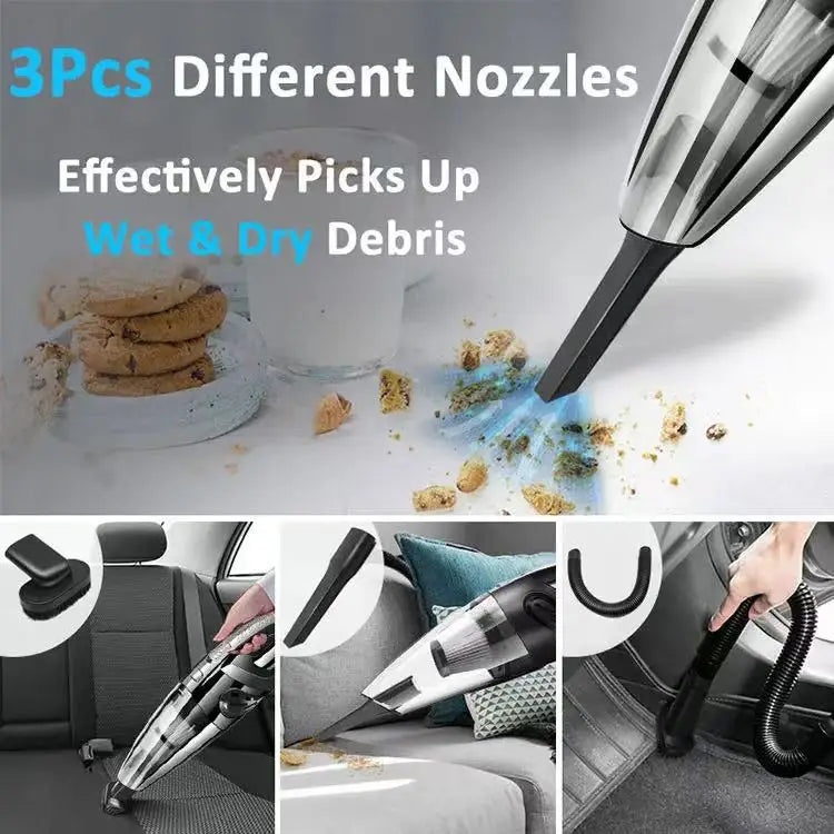 2025 New Handheld Vacuum Cleaner Multi-Function Integrated Machine Home Car Portable Wireless High Suction Gift Beauty World Shop