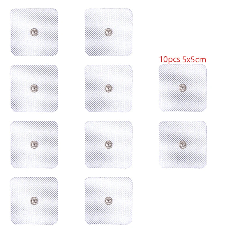 Reusable Self Adhesive Gel Electrode Pads for Tens Acupuncture Physiotherapy Digital Electrode Therapy Machine Pulse Stimulator Beauty World Shop