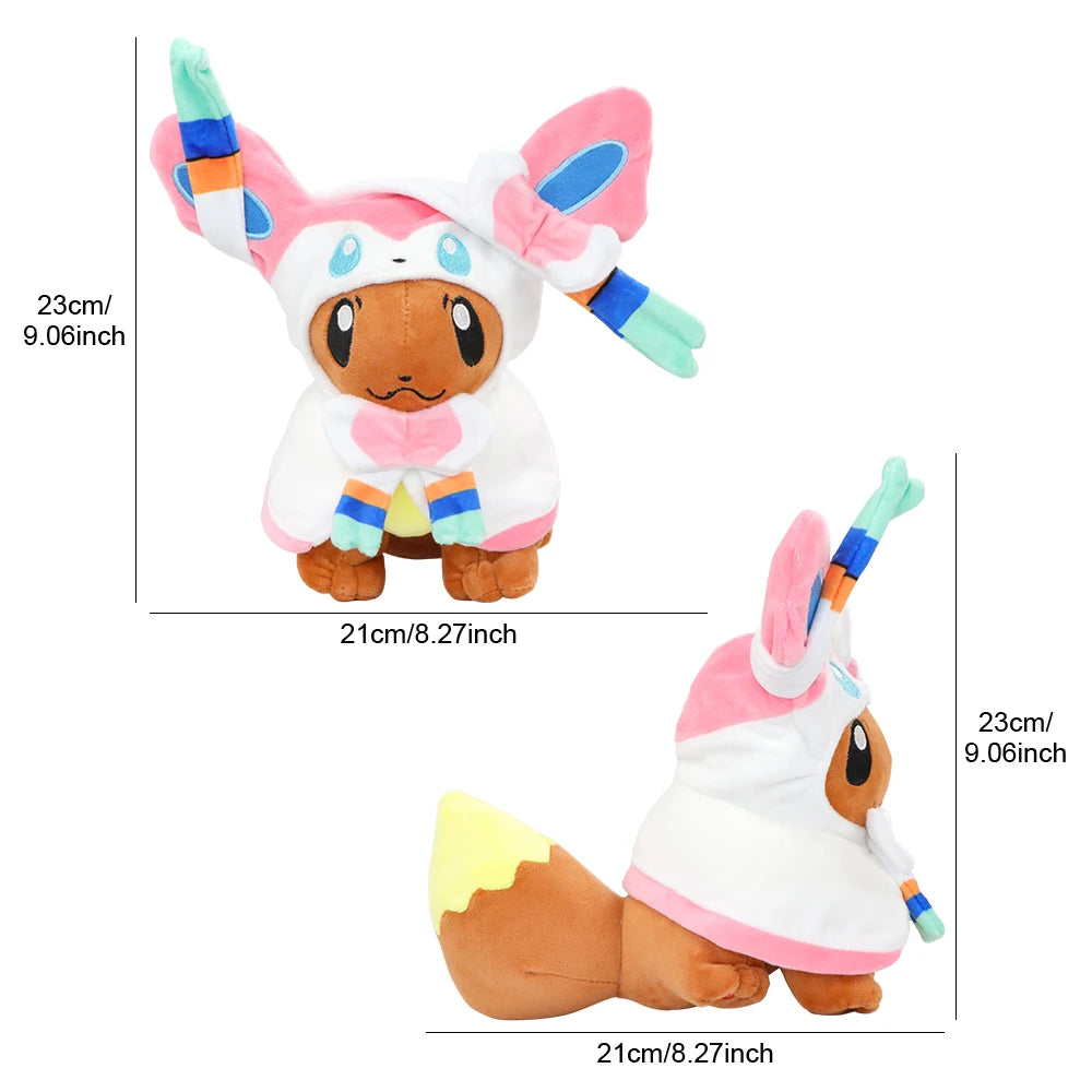 Eevee Cos Umbreon Espeon Jolteon Flareon Glaceon Vaporeon Sylveon Leafeon Plush Toys Stuffed Soft Stuffed Animal Plushies 20CM Beauty World Shop