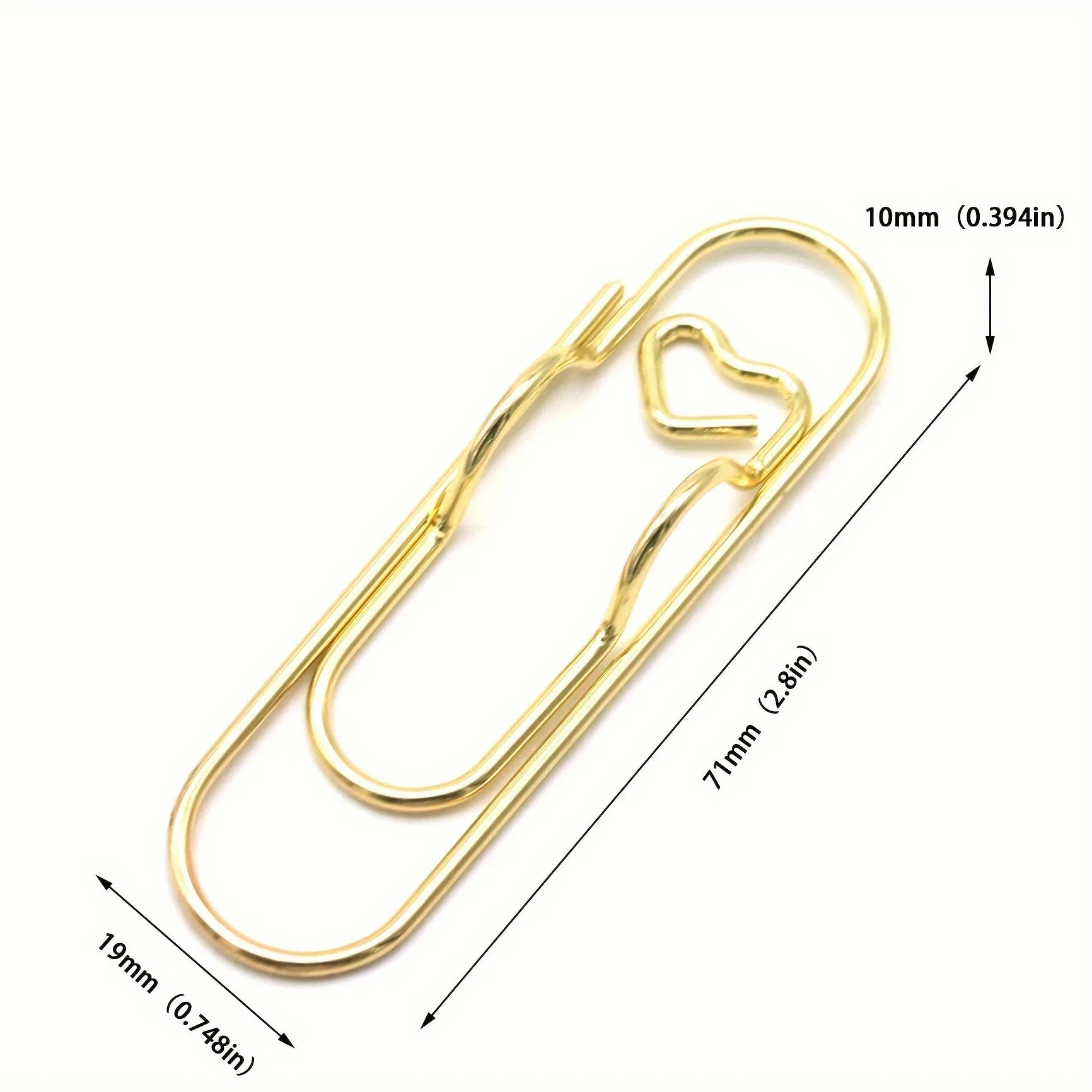 4Pcs Multifunctional Love Pen Clip, Portable Hanging Pen Button Fixed Seat Paper Clip for Notebook Stationery Accessories Beauty World Shop