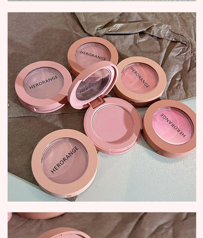 HERORANGE Creamy Blush Soft Matte Natural Color Long Lasting Daily Cheek Makeup For Women Beauty World Shop