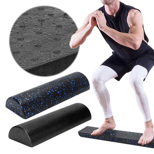 Half Round Balance Training Roller Block Portable Fitness Muscle Foam Roller EPP Gymnastic Massager Roller for Home Gym Exercise Beauty World Shop