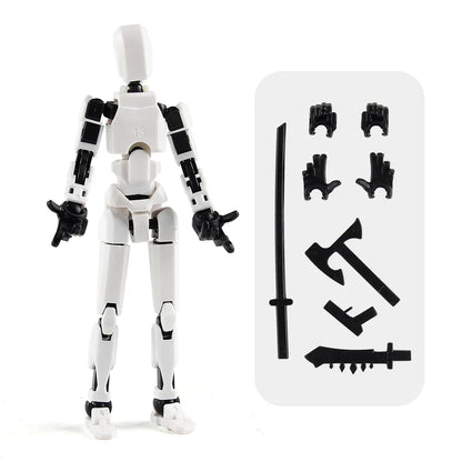 3D Multi-Jointed Movable Shapeshift Robot Joint Dog Creative Printed Mannequin Dummy Action Model Doll Toys for Children's Gifts Beauty World Shop