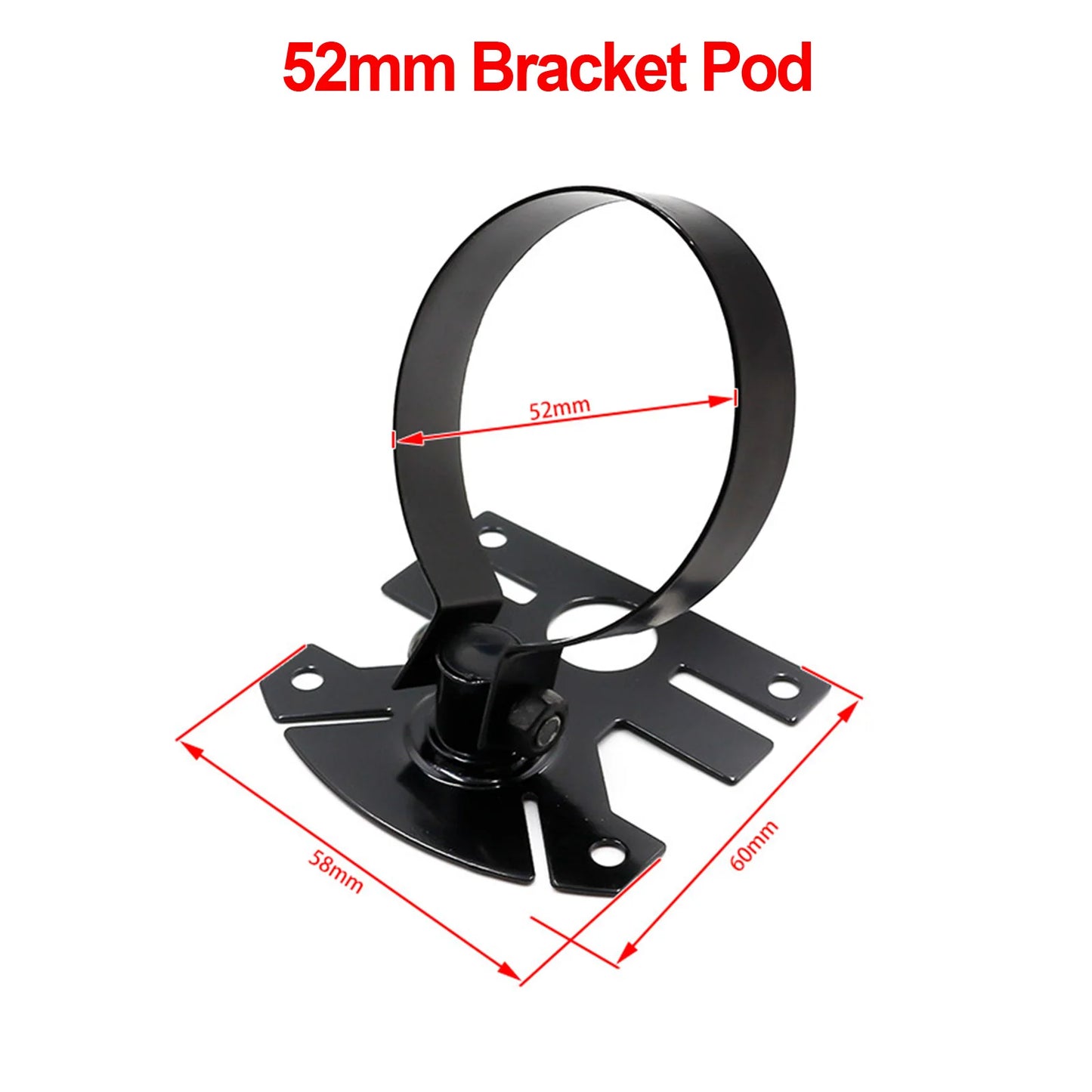 Universal 2INCH Car auto Gauge Holder 52mm manometer support Car Gauge Pod for Left Right Drive Car for 2 Inch 52mm Gauges Beauty World Shop