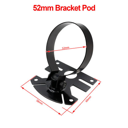 Universal 2INCH Car auto Gauge Holder 52mm manometer support Car Gauge Pod for Left Right Drive Car for 2 Inch 52mm Gauges Beauty World Shop