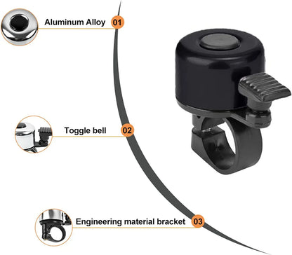 Bicycle Bell Alloy Mountain Road Bike Horn Sound Alarm For Safety Cycling Handlebar Bicycle Call Accessories Beauty World Shop