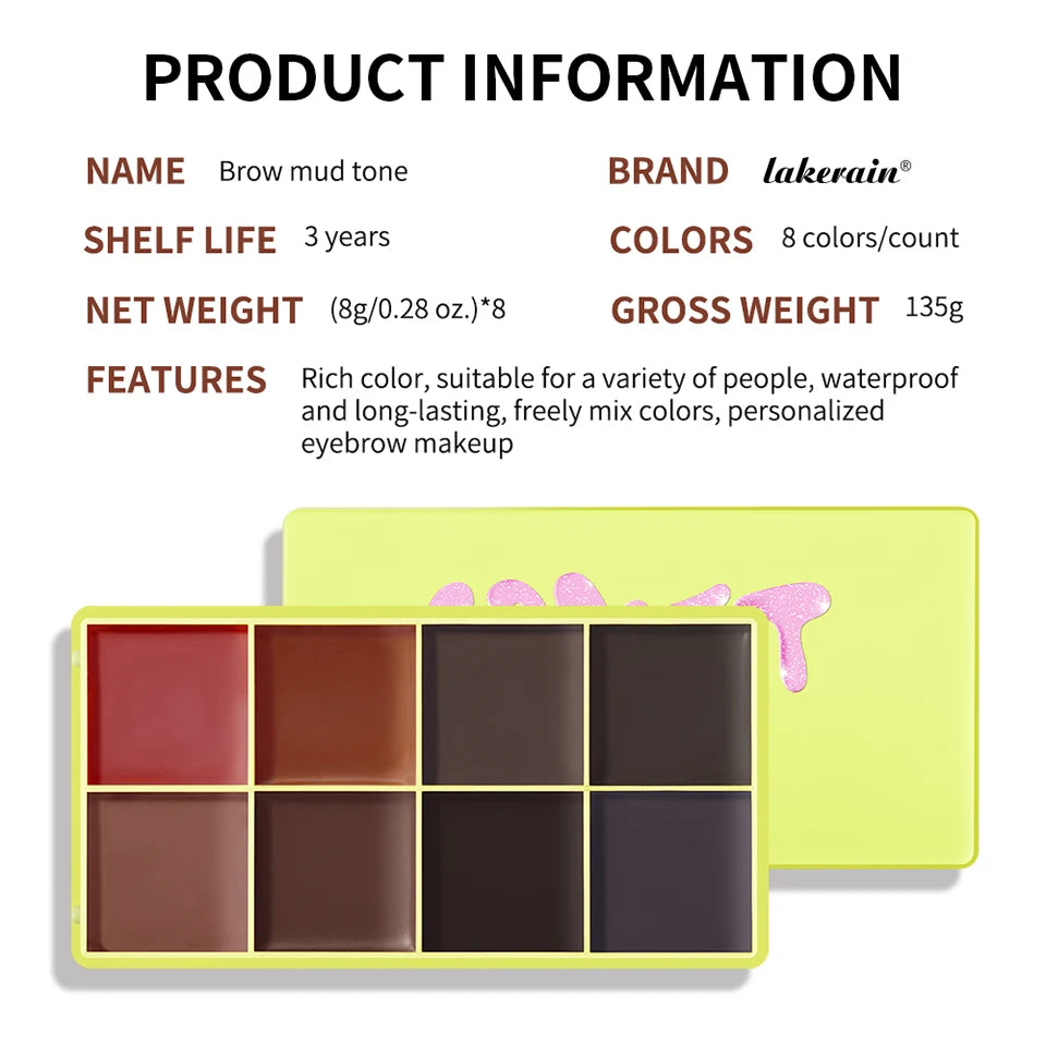 Curve Case Cream Eyebrow Cream Blush Highlighter Palette Matte Shimmer Finishes Shadow Tones Long-Lasting Cosmetics Beauty World Shop