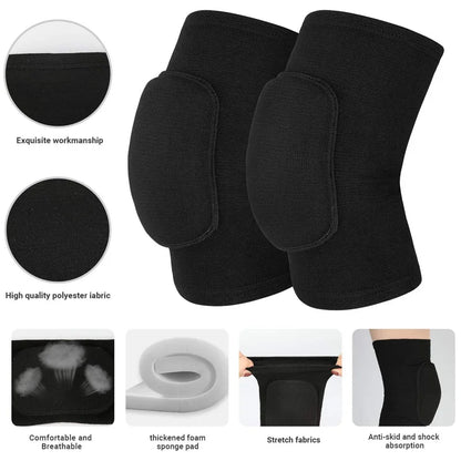WorthWhile Dancing Knee Pads for Volleyball Yoga Women Kids Men Patella Brace Support EVA Kneepad Fitness Protector Work Gear Beauty World Shop