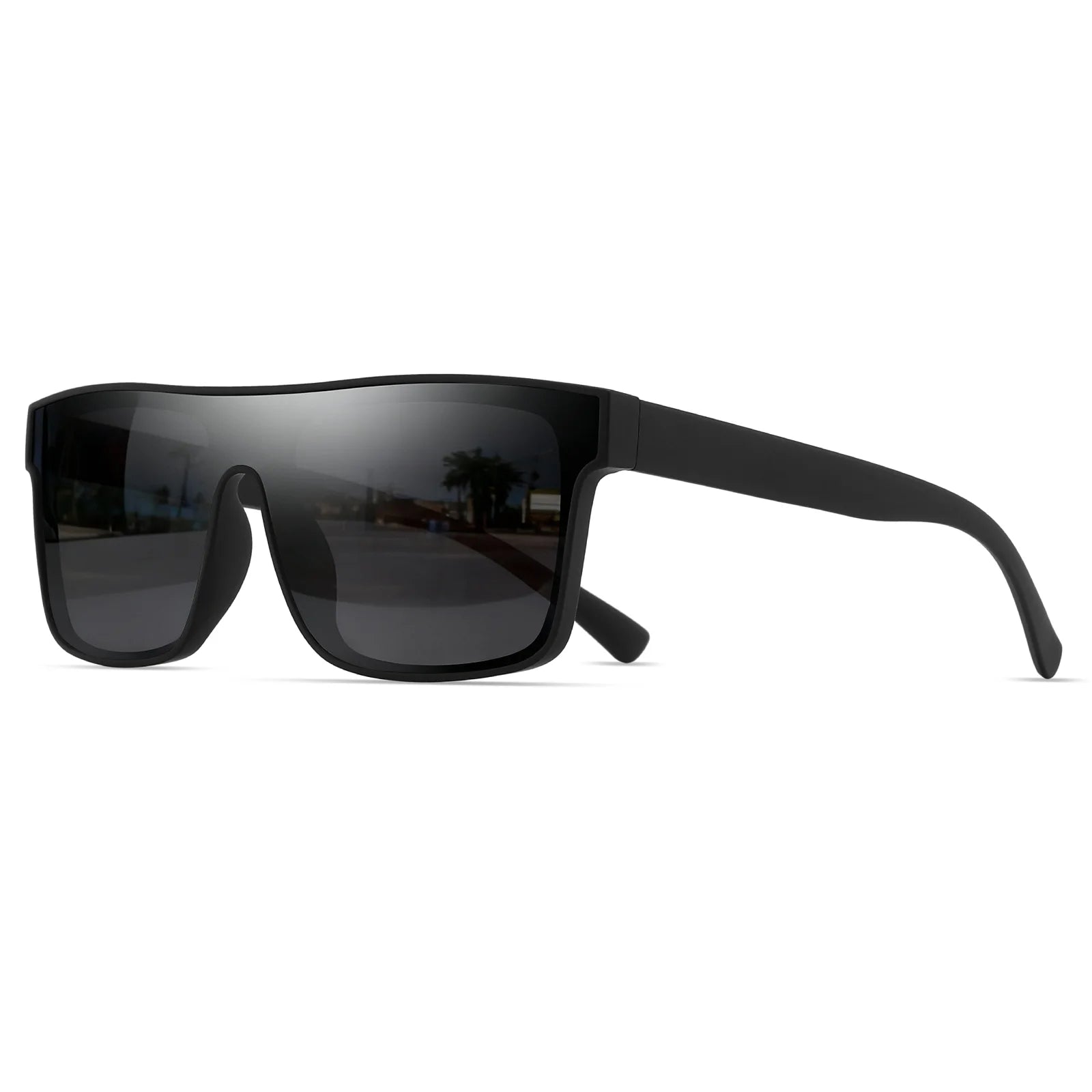 Classic Square Fashion Sports Sunglasses - Patterned Temples, Unisex for Cycling, Hiking, Travel - Perfect Gift Beauty World Shop
