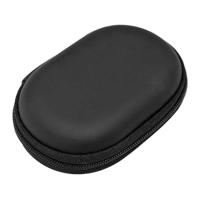 1-20PCS KZ Earphones Oval Storage Bag Wired Headphones PU Zipper Storage Box Portable Hold Case Container for KZ BA10 AS10 ES4