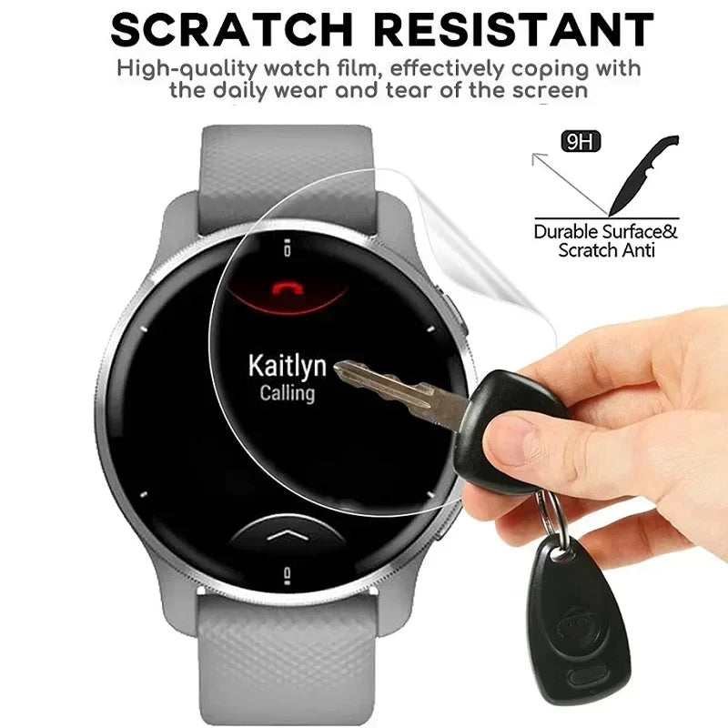 Hydrogel Film For Garmin Venu 3 3s 2 2s Protective Film Soft TPU Anti-scratch Screen Protector For Garmin Venu2 Venu3 Not Glass