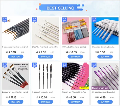 3/6pcs/set Blending Smudge Stump Stick Tortillon Sketch Art White Drawing Charcoal Sketcking Tool Rice Paper Pen Artist Supplies Beauty World Shop
