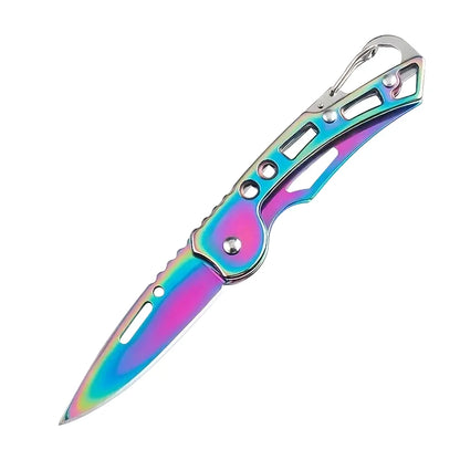 Folding Fruit Knife Stainless Steel Meat Cleaver Kitchen Knife with Non-slip Handle for Kitchen Accessories Pocket Knife Beauty World Shop