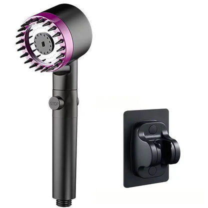 Shower head Shower Filter with Four Modes Bathroom Accessories Head Massage Shower Accessories Shower Knobs Home Furnishings Beauty World Shop