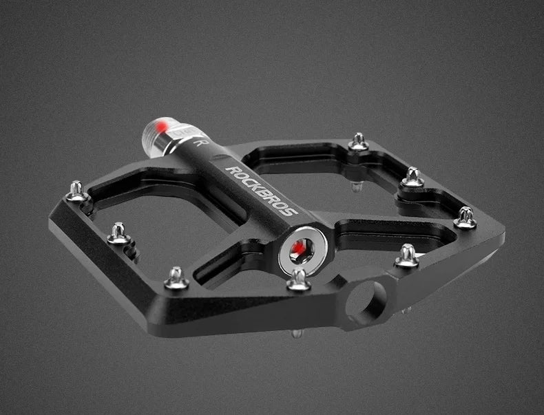 ROCKBROS MTB Cycling Ultralight Pedal Bike Bicycle Sealed DU Bearing Pedals Aluminum Alloy CRMO Non-slip Cleat Bike Part Pedals Beauty World Shop
