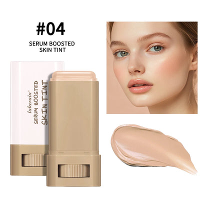 Foundation Skin Tint Balm Skin Tint Stick Waterproof Nourishing Solid Tinted Serum  Face Tinted Face Contour Stick Makeup Beauty World Shop