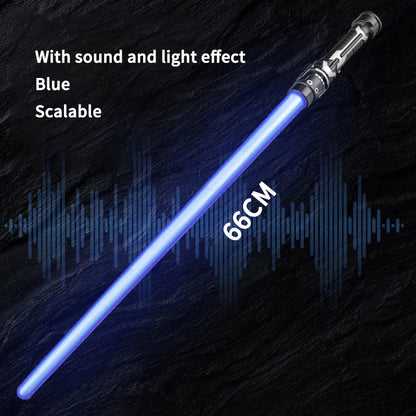 2-in-1 Lightsaber Telescopic Flash Sword Toy Red & Blue or 7 Colours for Kids Gift Party Favors Dress Up Rave Prop with Sound Beauty World Shop
