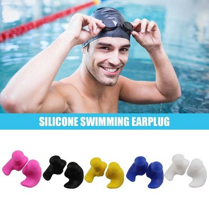 Durable Earplugs Classic Delicate Texture 1 Pair Waterproof Soft Earplugs Silicone Portable Ear Plugs Swimming Accessories Beauty World Shop