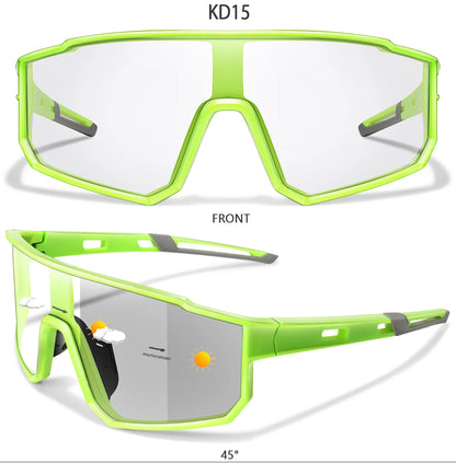 Fashion Brand Men Women Bicycle Photochromic Eyewear MTB Bike Fishing Running Cycling Sports Sunlasses Comfortable Goggles Beauty World Shop