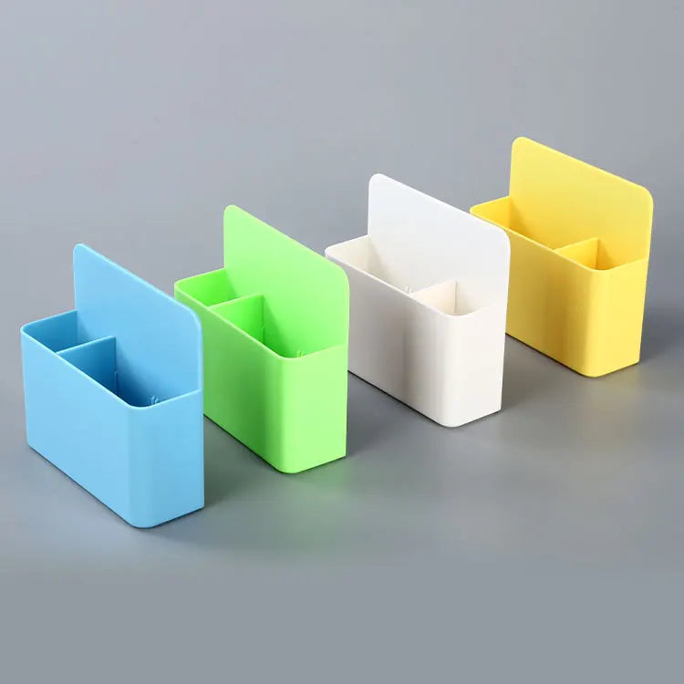 Plastic Magnetic Pen Holder Erase Marker Storage Box Pencil Organizer for Home Office Whiteboard Fridge Refrigerator Beauty World Shop