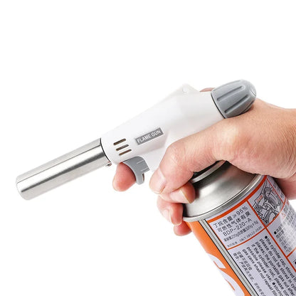 Torch Cooking AutoIgnition Butane Gas Welding-Burner Welding Gas Burner Flame Gas Torch Flame Gun Blow for BBQ Camping Cooking Beauty World Shop