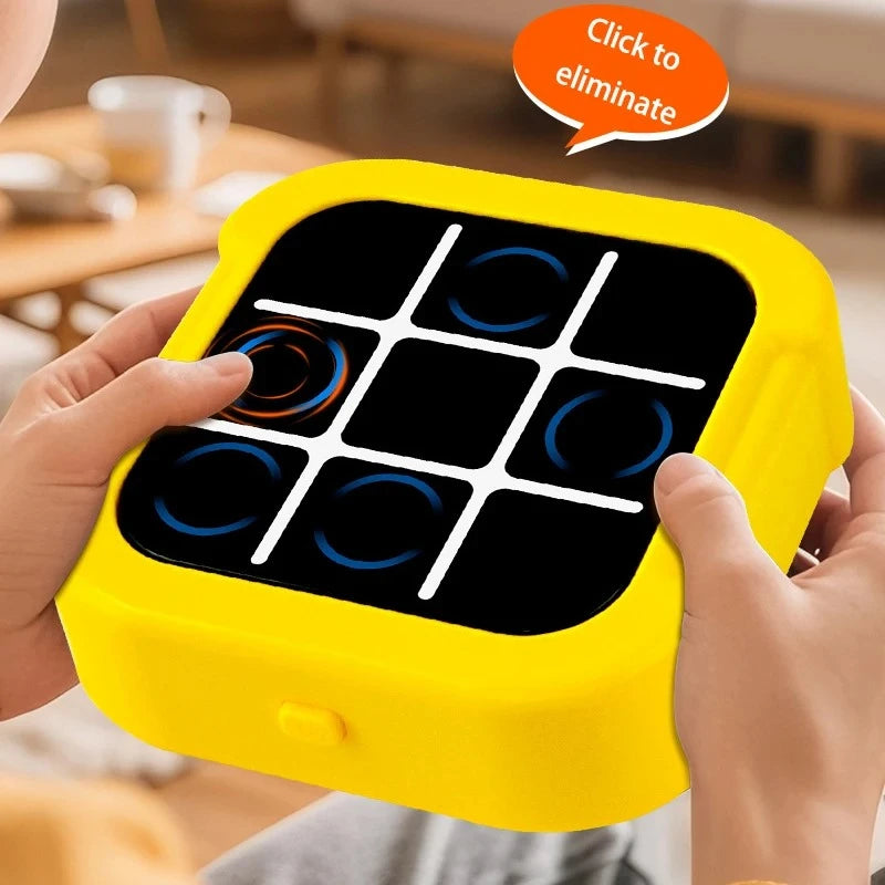 Electronic Chessboard Tic Tac Toe Multifunctional Children's Education Strategy Toy  Parent-Child Fun Interactive Brain Game Beauty World Shop