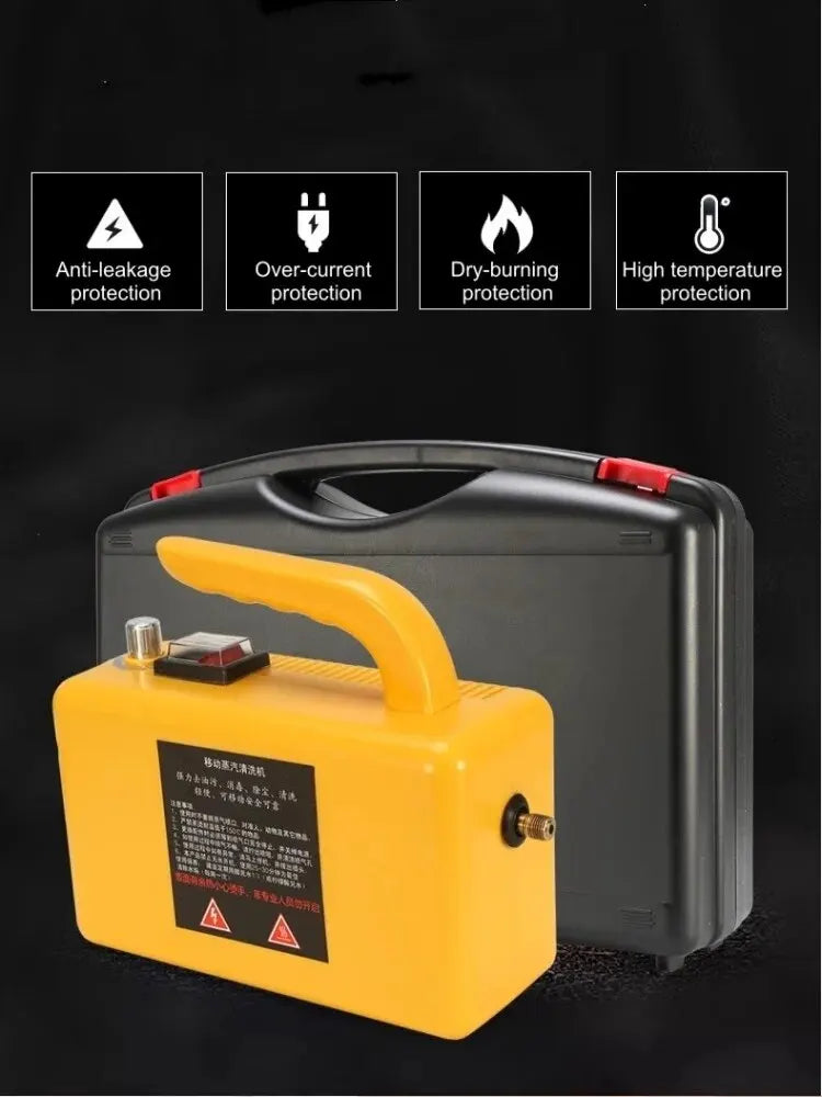 2600w220V High Temperature Steam Cleaner Portable Sterilization Pressure Jet Washer Machine for Home Car Kitchen Air Conditioner Beauty World Shop