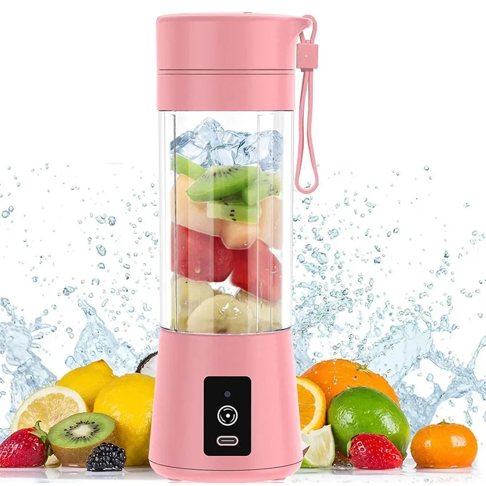 Mini Electric Juicer USB Charging Smoothie Milkshake Maker Automatic Fresh Squeezer Fruit Portable Orange Lemon Kitchen Blender Beauty World Shop