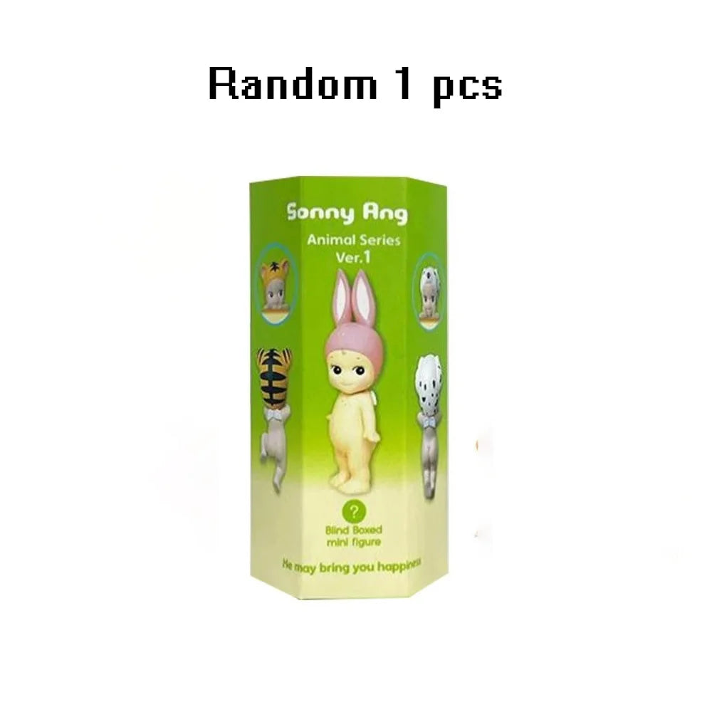 Angel Hippers Animal Blind Box Anime Figures Cute Doll Toy Office and Room Decor Doll Toy Children's Birthday Surprises Bag Gift Beauty World Shop