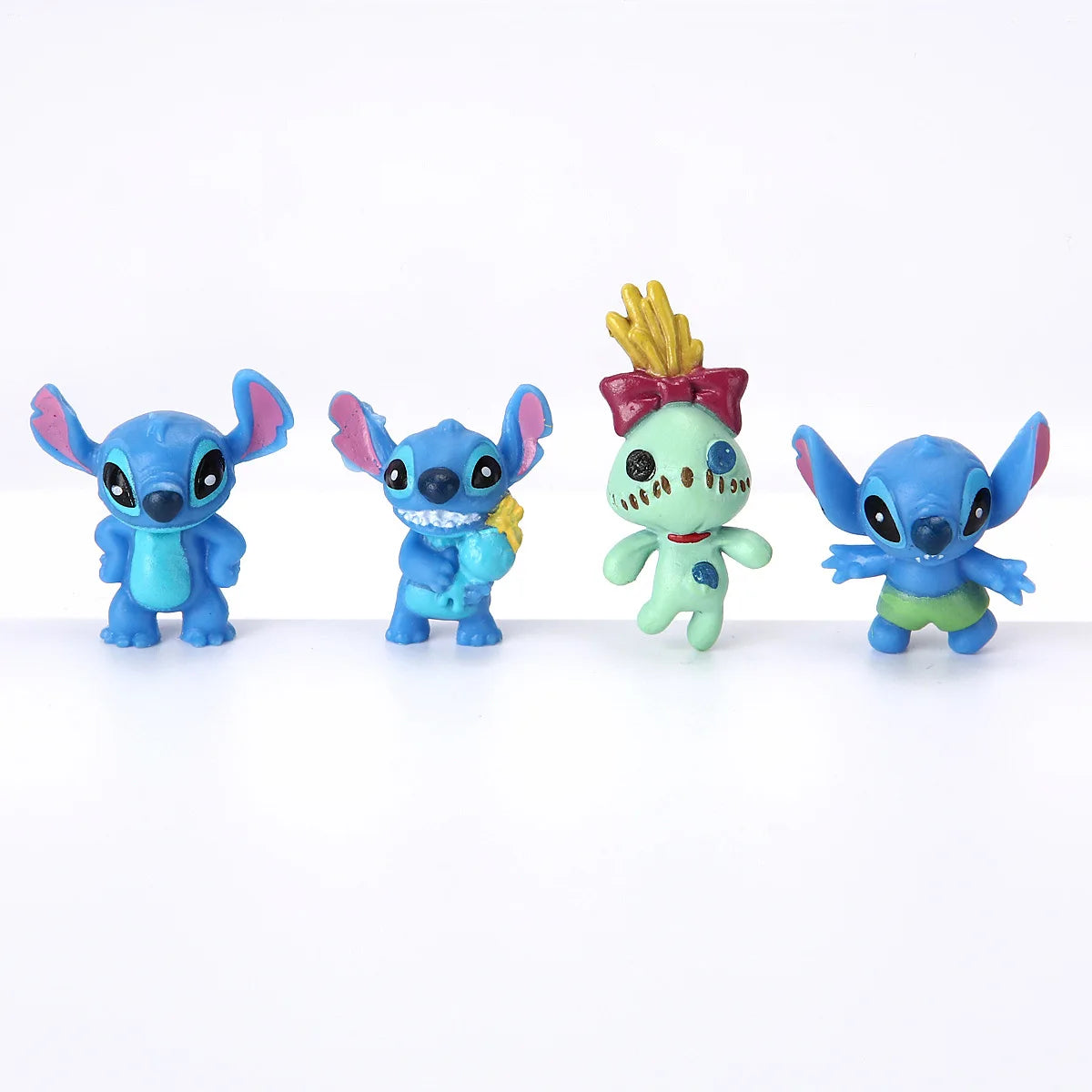 12Pcs MINI Stitch Anime Figurine Dolls Cartoon Lilo and Stitch Action Figures Collectible Decoration Model Toys Kids Gift Beauty World Shop