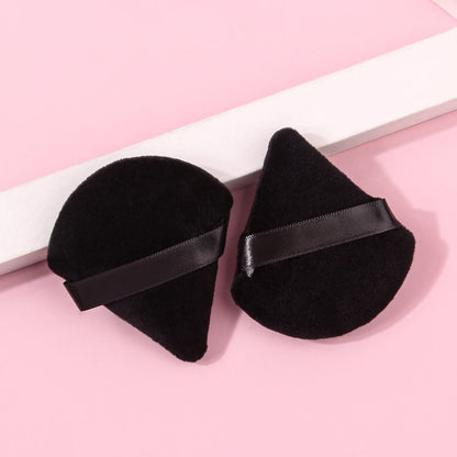 2Pcs/100Pcs  Triangle Powder Puff For Loose Powder Liquid Cosmetic Soft Plush Powder Puff Makeup Foundation Puff Makeup Tool Beauty World Shop