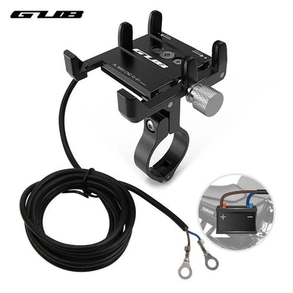 GUB Aluminum Bicycle Phone Holder Metal Bike Cell Mobile iPhone Stand for Motorcycle Scooter Handlebar Bike Headsets Stem Mount Beauty World Shop