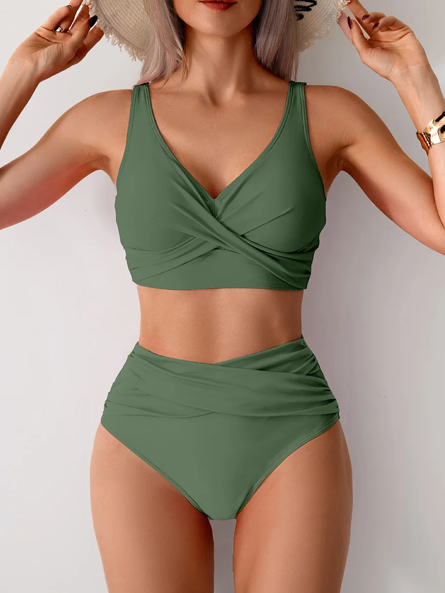Summer Sexy Bikinis Push Up Swimsuits Women Swimwear For Female Beach Swim Wear Bathing Suits High Waist Bikini Set Pool Bather Beauty World Shop