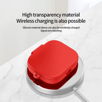 Silicone Case for Redmi Buds 6 Active Cases Wireless Earphone Cover For Xiaomi Redmi Buds6 Active Covers with Hook Accessories
