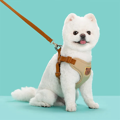 Pet Dog Harness Leash Set Small Medium Dog Cat Vest Breathable Puppy Chest Strap French Bulldog Chihuahua Harness Pet Supplies Beauty World Shop