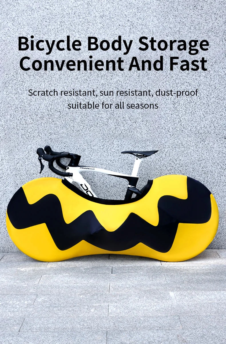 High Elastic Dustproof Road Bicycle Wheel Cover Waterproof MTB Cover Wear-resistant Bicycle Cover Bike Accessories Beauty World Shop