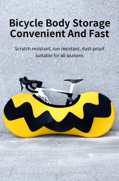 High Elastic Dustproof Road Bicycle Wheel Cover Waterproof MTB Cover Wear-resistant Bicycle Cover Bike Accessories Beauty World Shop