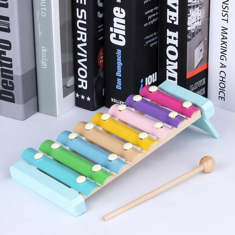 Baby Educational Toy Montessori Wooden 3D Toys Childhood Learning  Kids Baby Colorful Wooden Blocks For Children Christmas Gift Beauty Fashion