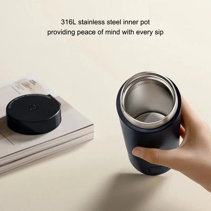 Original MIJIA Portable Electric Kettle 2 Thermos Cup Fast Water Boiler 350ml Smart Temperature Insulated Kettle Travel (CN) Beauty World Shop