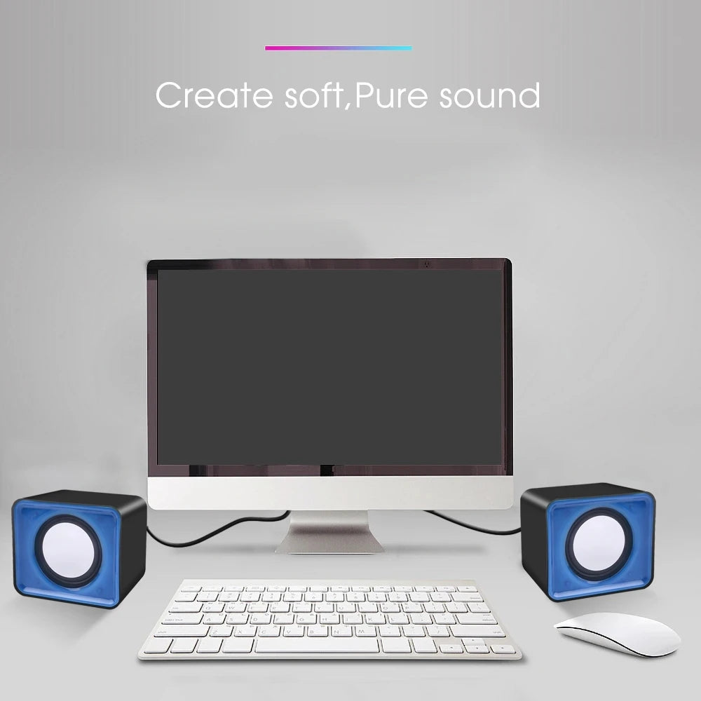 PC Speaker For Computer Laptop Notebook Desktop Caixa De Som Mini Sound Box Music Bocina Column Acoustics Coluna Audio System Beauty World Shop
