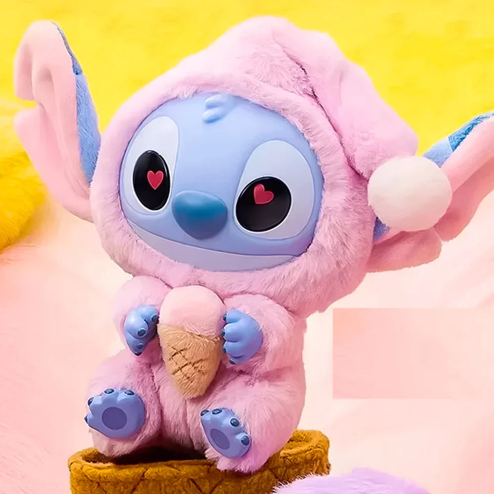 2025 HOT New Stitch Eat Some Thing Before Sleep Series Vinyl Blind Box Bag Pendant Cute Plush Doll Mystery Box Toy SurpriseGifts Beauty World Shop