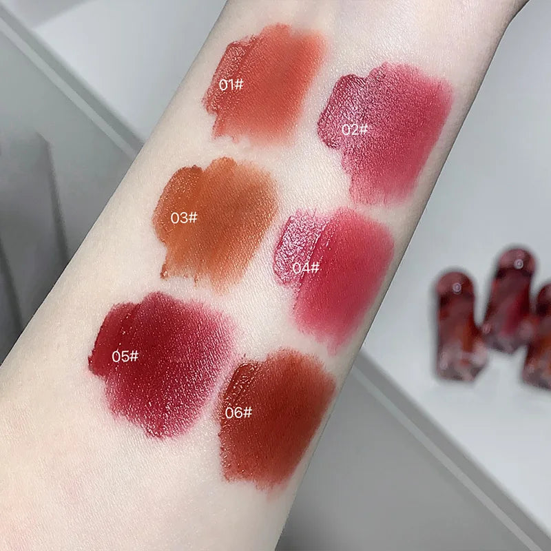 Artistic Soft Mist Mousse Lip Glaze Velvet Matte Lipstick Holding Makeup Not Easy to Sticky Cosmetics Lipstick Beauty Trend Shop